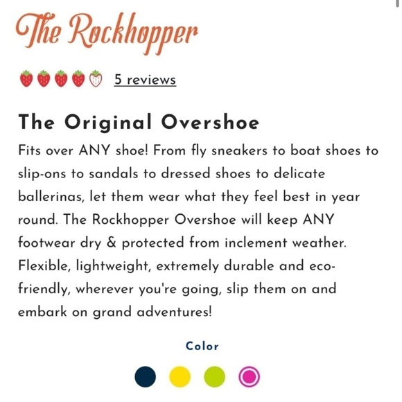 New!Whatever the Weather Butler RockhopperOvershoe - Picture 11 of 11